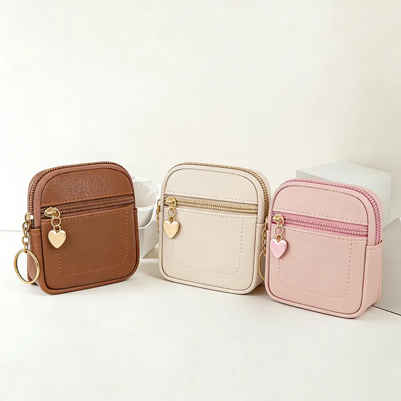 Change bag Daily matching Wrist bag Portable clutch bag First layer Cowhide wallet