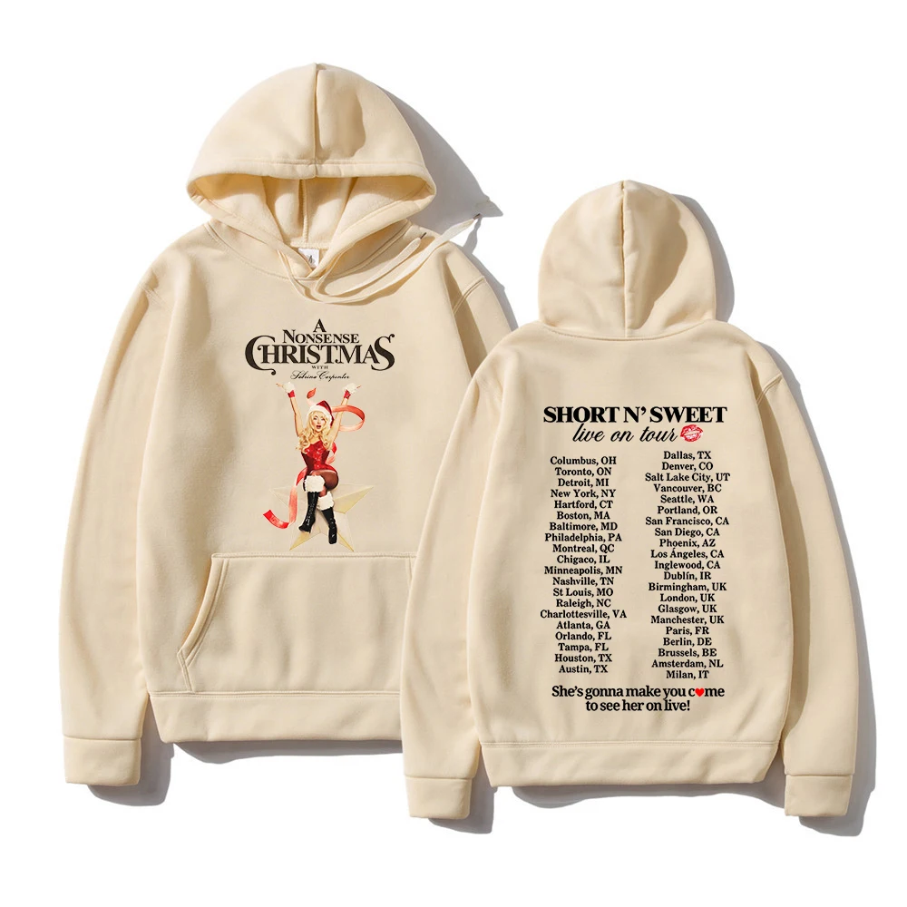 Sabrina Carpenter Short N' Sweet Hoodie Dames/Mannen Good Graces Taste Hoodies Unisex Sharpest Tool Bed Chem Truien Sweatshirts