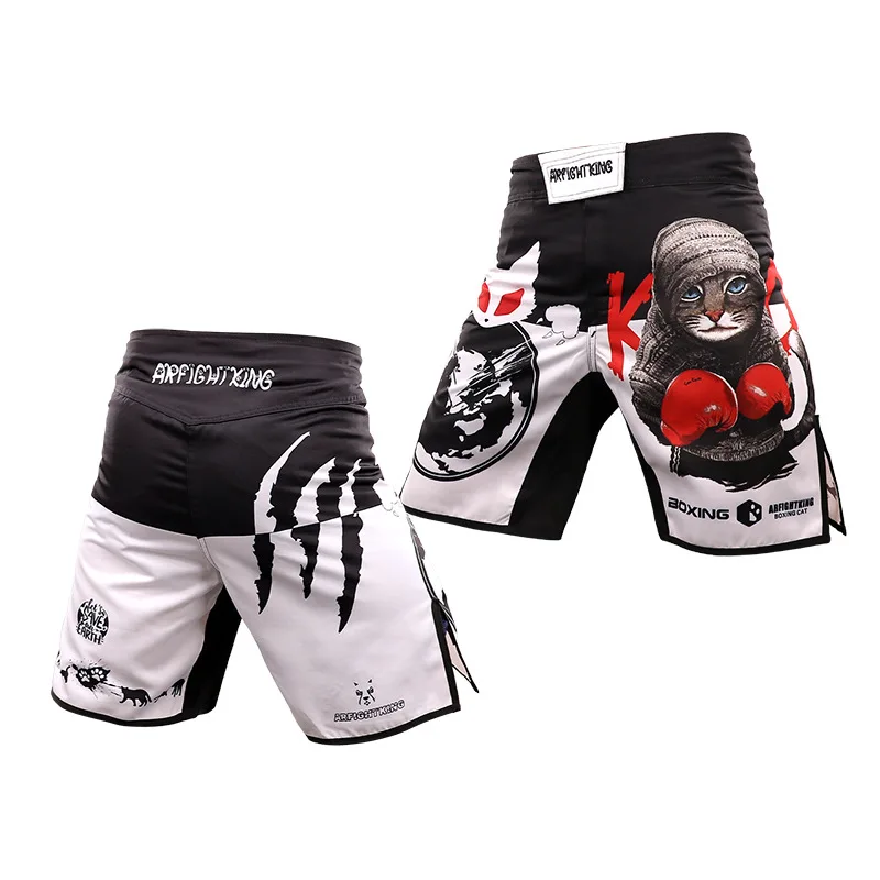 Sanda MMA Fight Comprehensive Fighting Kick Boxing Training Shorts Boxing Suit Sports Fitness Muay Thai Martial Arts