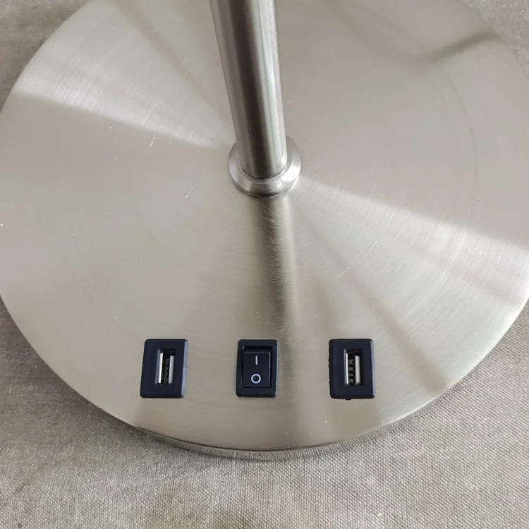 YYHCRechargeable Decor Glass Shade Light Luxury Decorative LED Table Lamp for Hotel Home Decoration