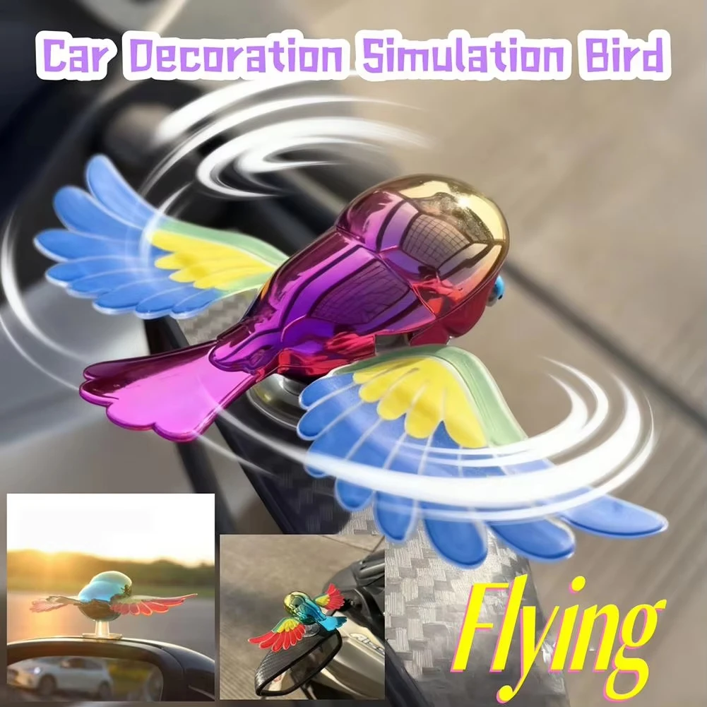 Sale Newest Creative Flying Bird Car Motorcycle Hanging Decoration Cute Interior Ornament Interior Accessories Mouldings