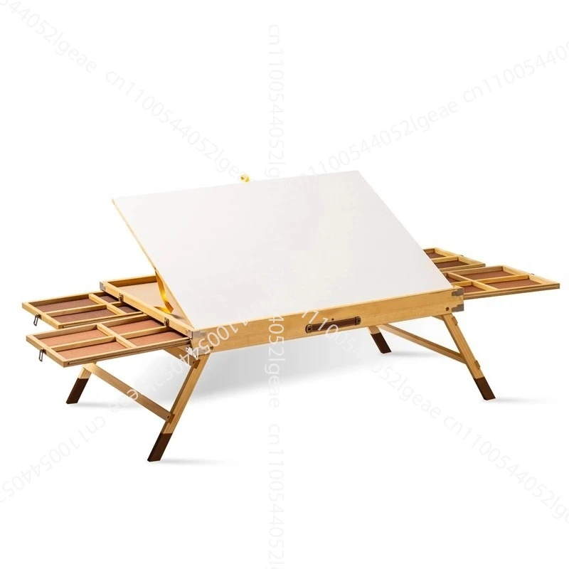 

Wooden Four-drawer Puzzle Table 1500-piece Puzzle Storage Convenient Sorting Puzzle Table