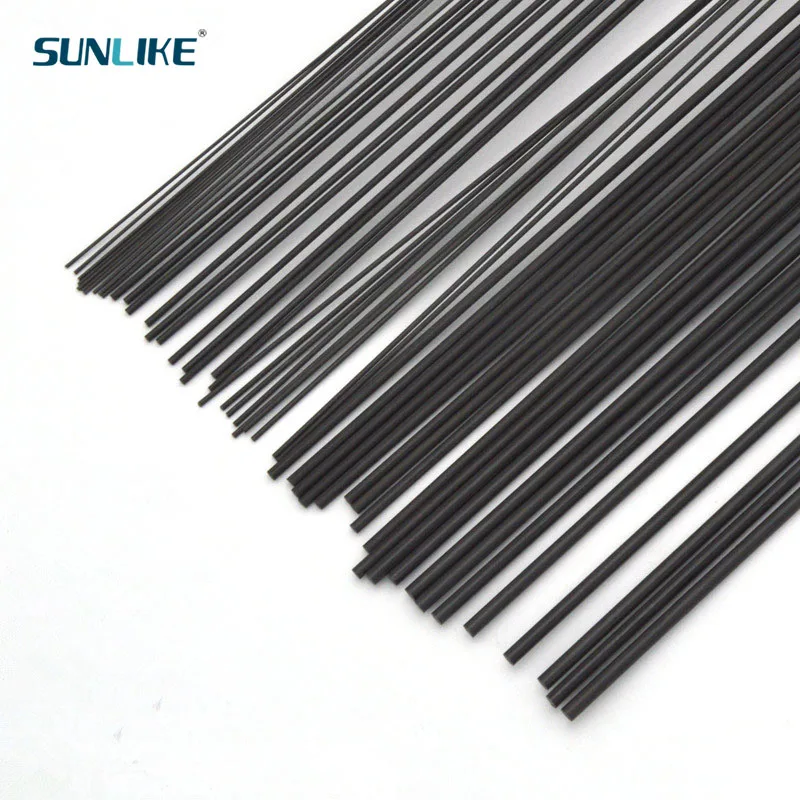 2Pcs Length 1000mm Solid Carbon Fiber Rod Reinforcement Rod Diameter 8mm 9mm 10mm 12mm 14mm RC Aircraft Matte Rod