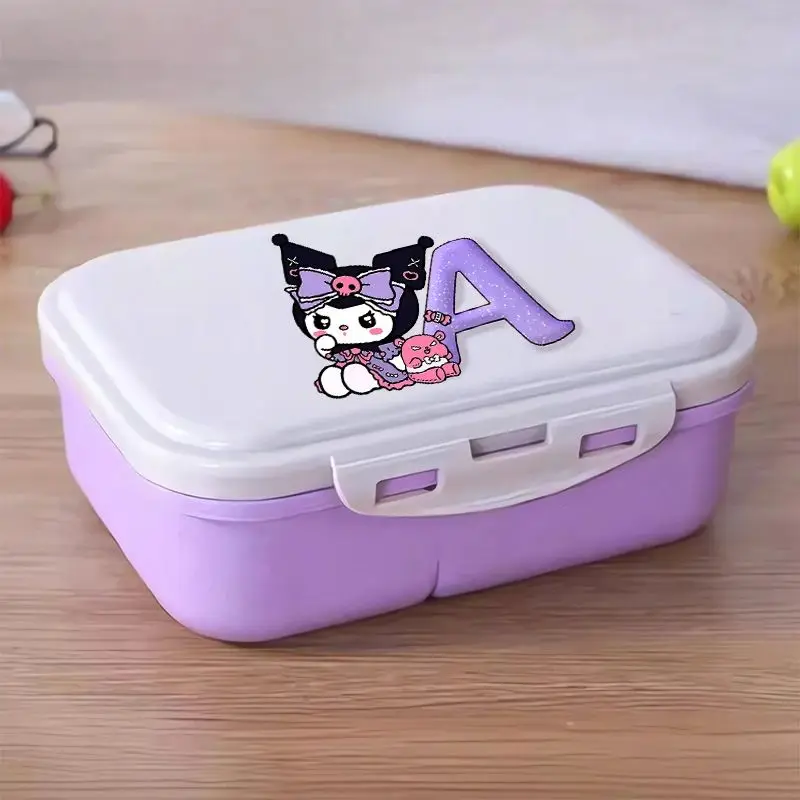 

Sanrio Kulimi Lunch Box Kawaii Cartoon Thermal Insulation Lunch Box Pretty Girl Portable Seal Food Storage Container New Style
