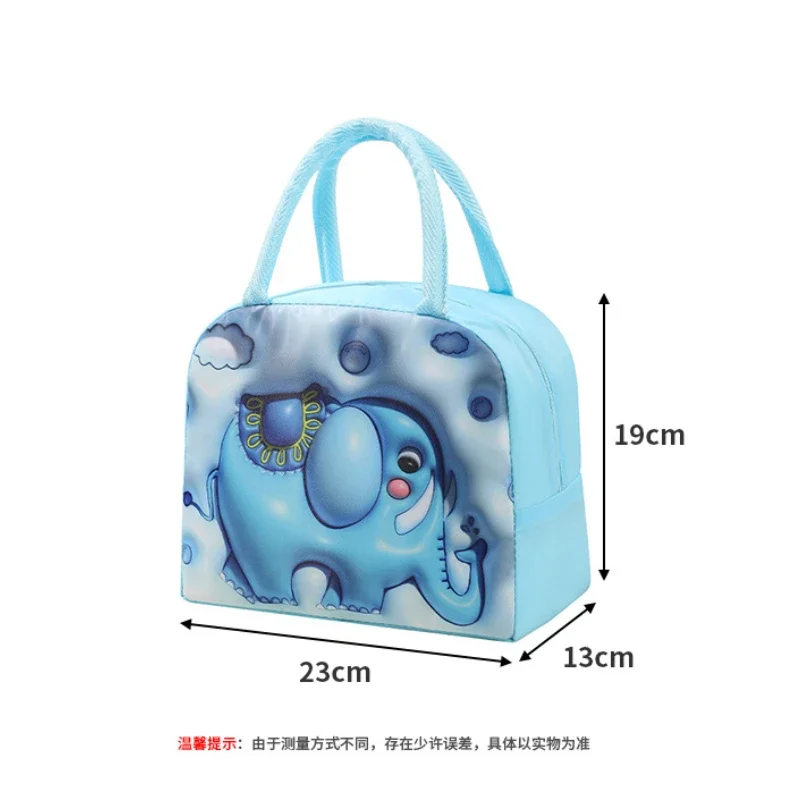 3D Cartoon Lunch Bag Insulated Thermal Food Portable Lunch Box Functional Food Picnic Lunch Bags for Kids