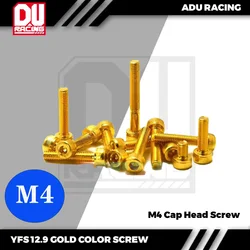ADU RACING YFS 12.9 CLASS GOLD COLOR M4 CAP HEAD SCREW