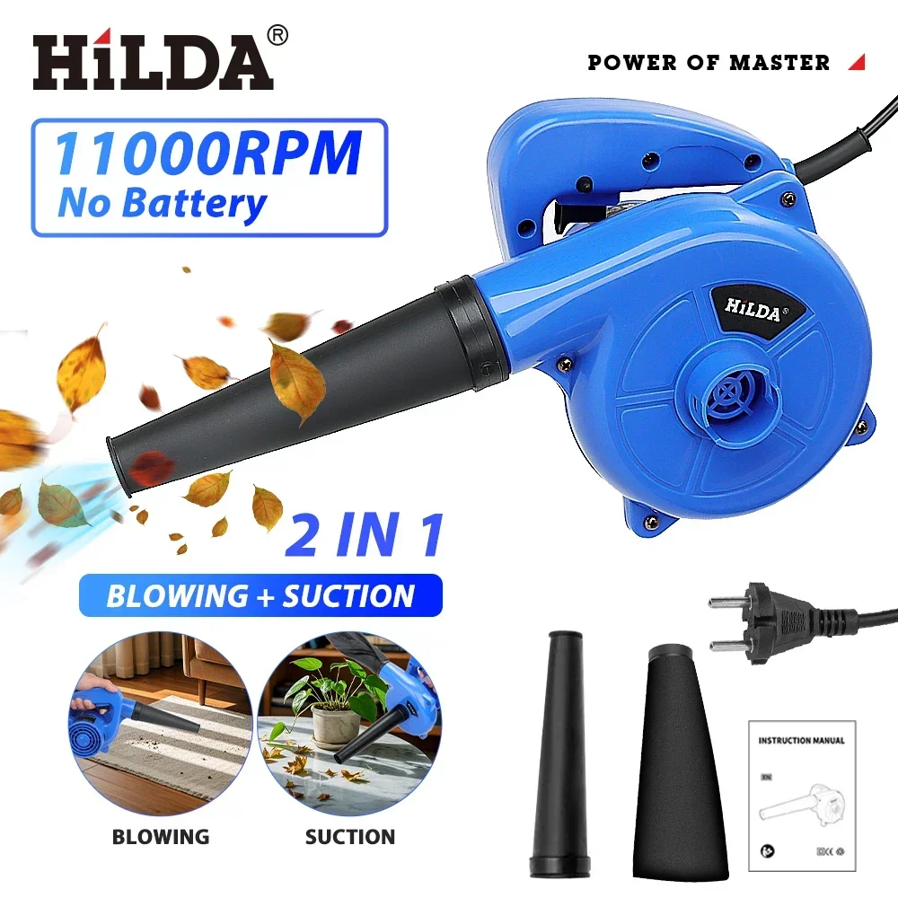 هيلدا منفاخ الهواء 1000 واط الكمبيوتر مجمع الغبار منفاخ الهواء الكهربائية الغبار تهب الغبار منظف الكمبيوتر