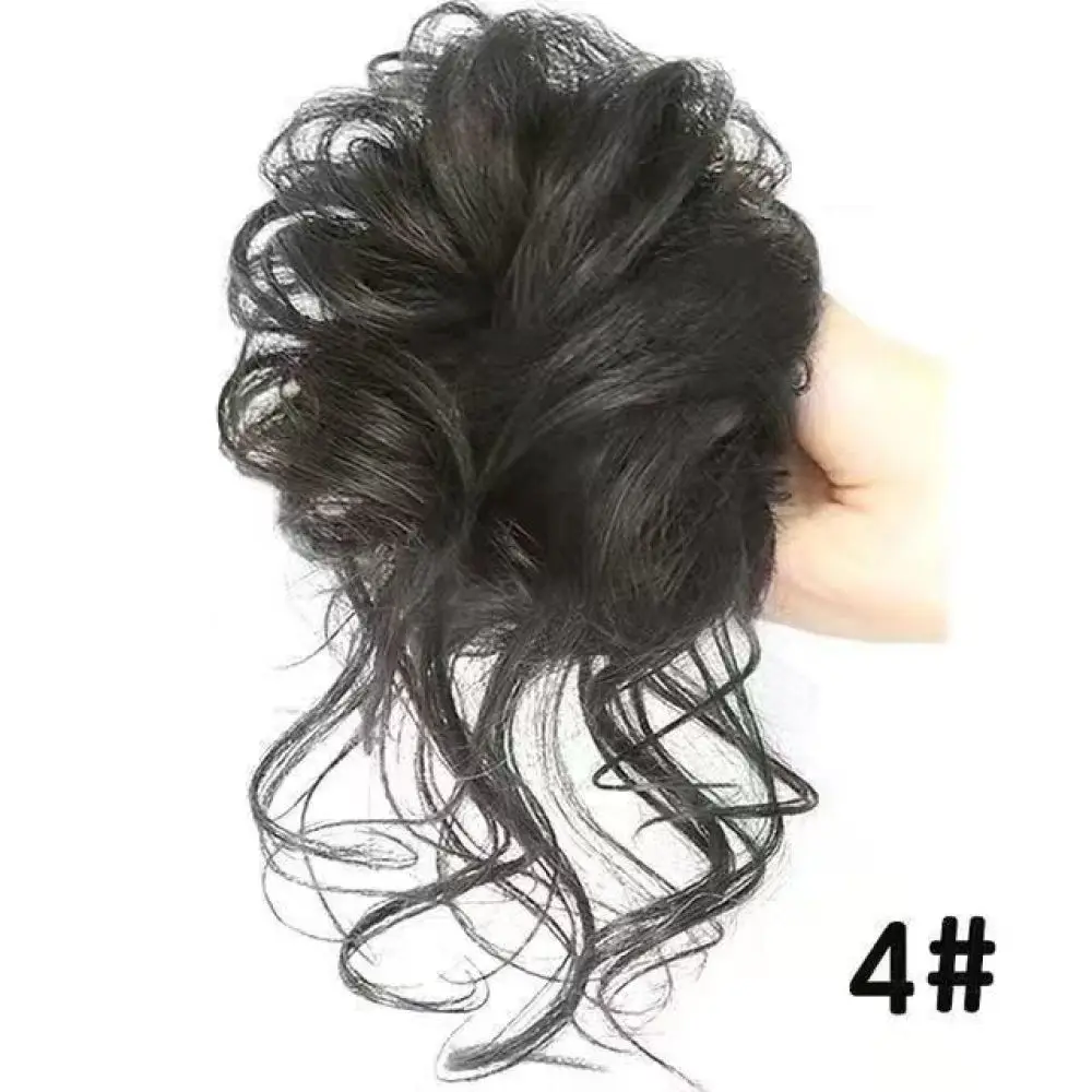 Natural Messy Bun Claw Clip Hair Extension Fluffy Synthetic Chignon Hairpiece Comfortable Updo Styling For Thick Hair