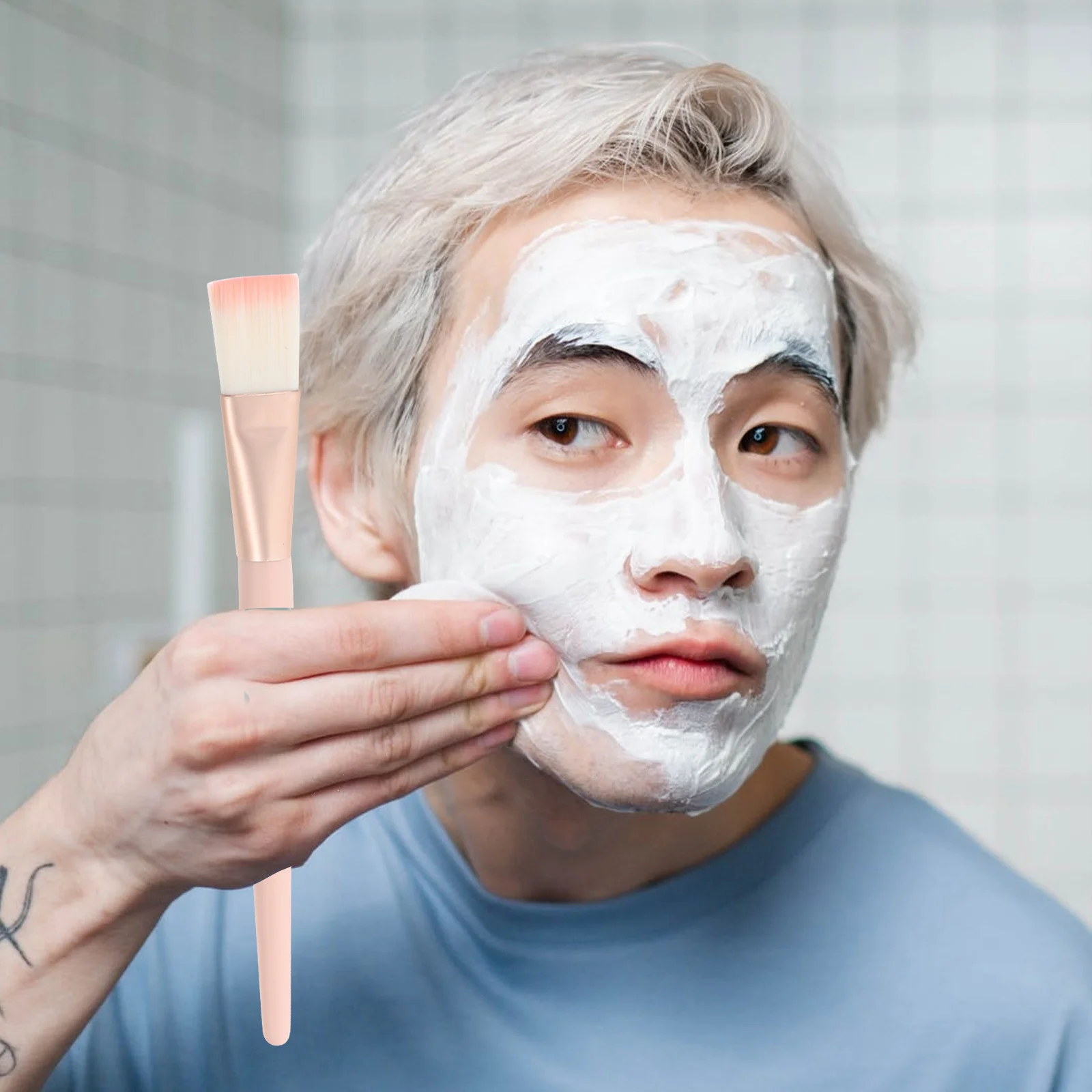 6Pcs Gesichts Maske Schüssel Sets PP Pe Material Kompakte Mischen Bar Löffel Pinsel Werkzeug Sets für Gesicht Pflege Frauen schönheit Werkzeuge