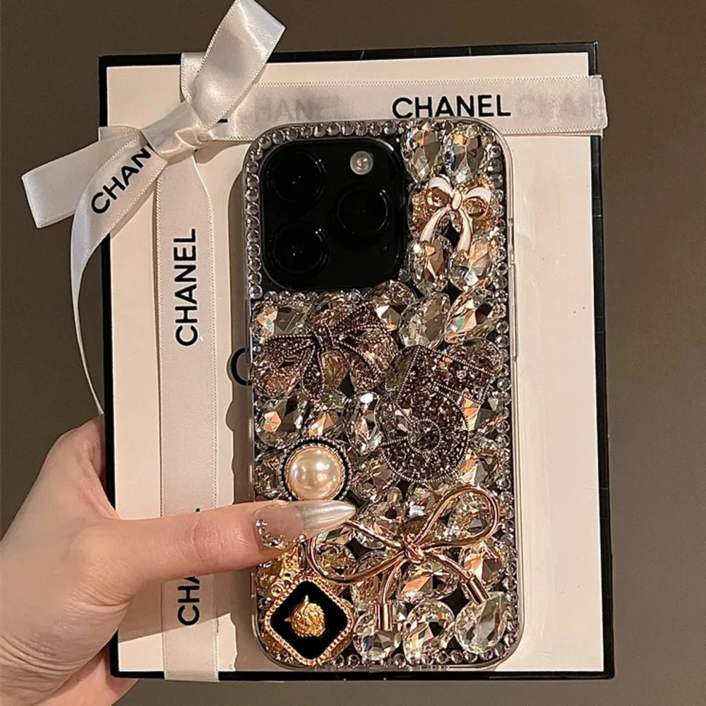 

Роскошный кожаный чехол для телефона с тисненым узором для iPhone 15 14 13 12 Pro Max Модный популярный однотонный чехол с золотыми буквами