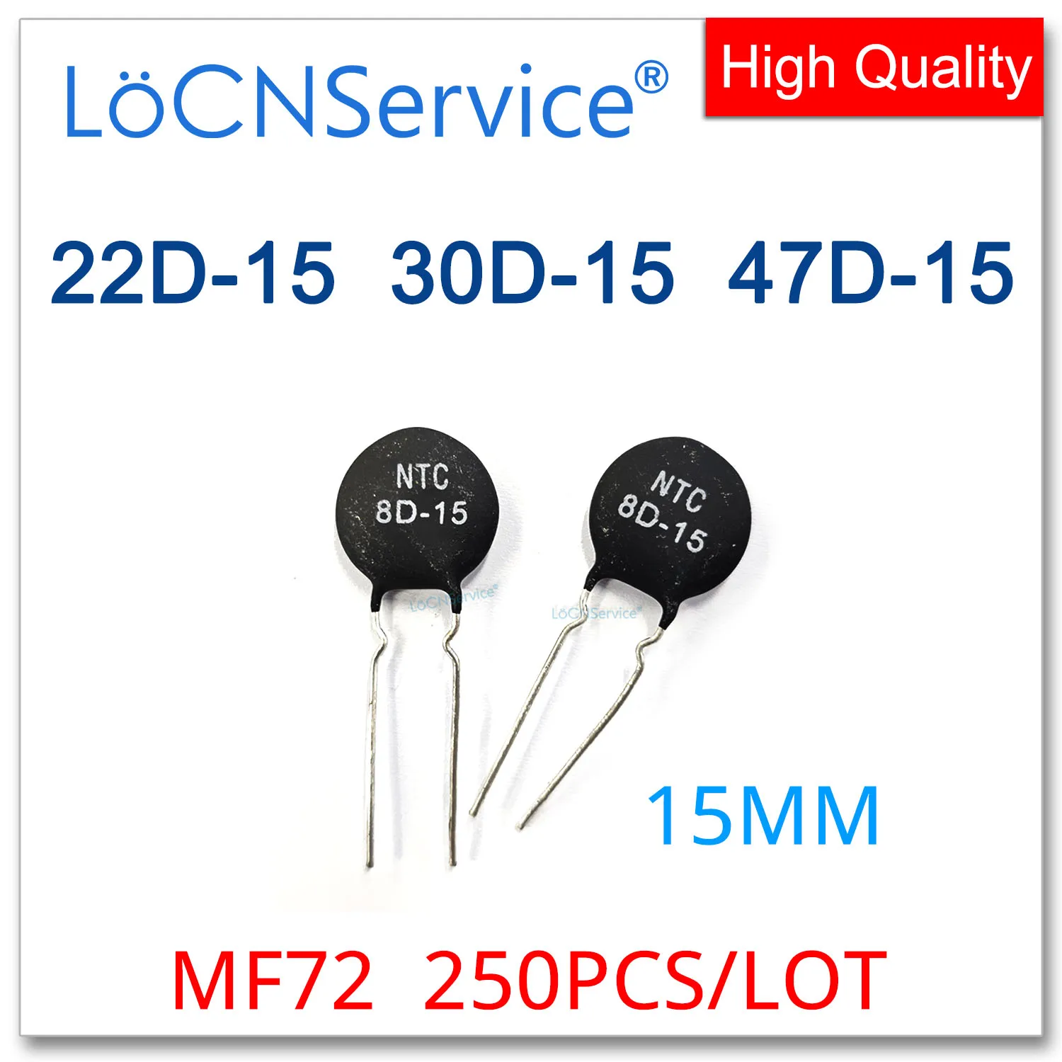 250PCS MF72 15MM Po… - image