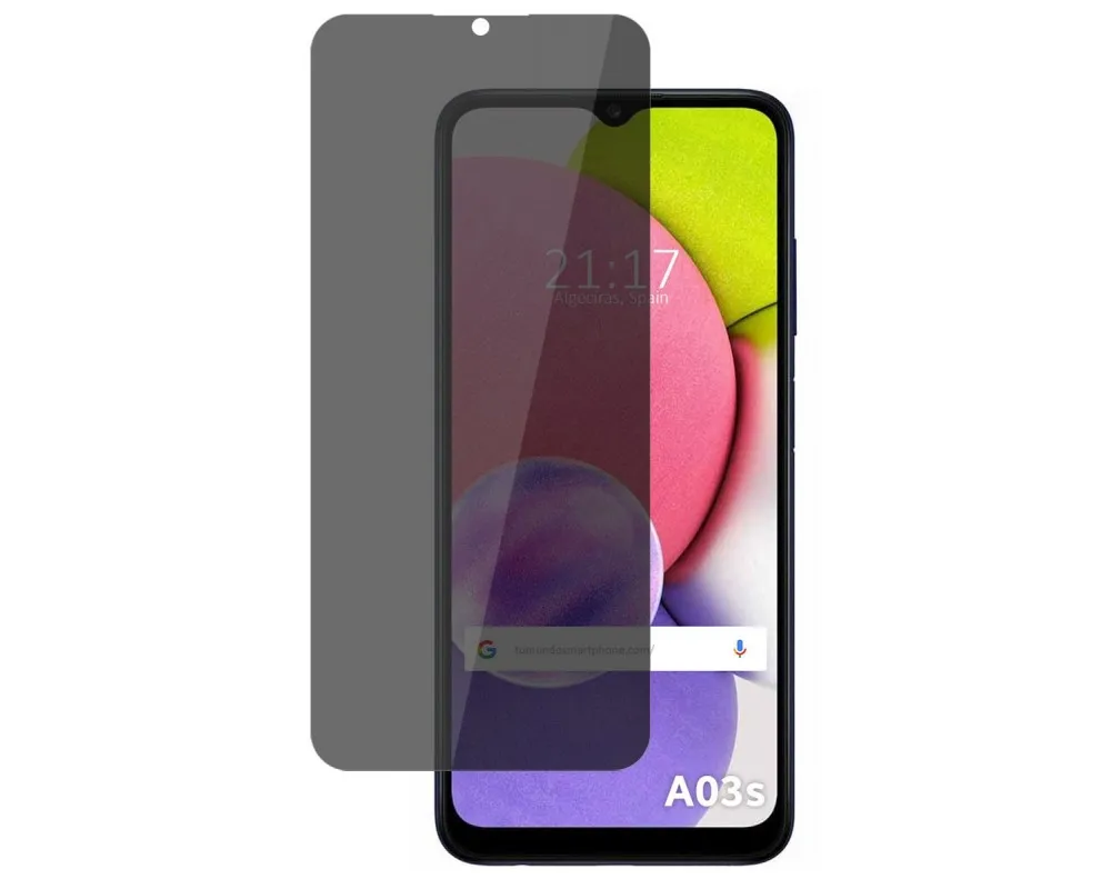 Anti-spy privacy hydrogel screen Protector for Samsung Galaxy A03s