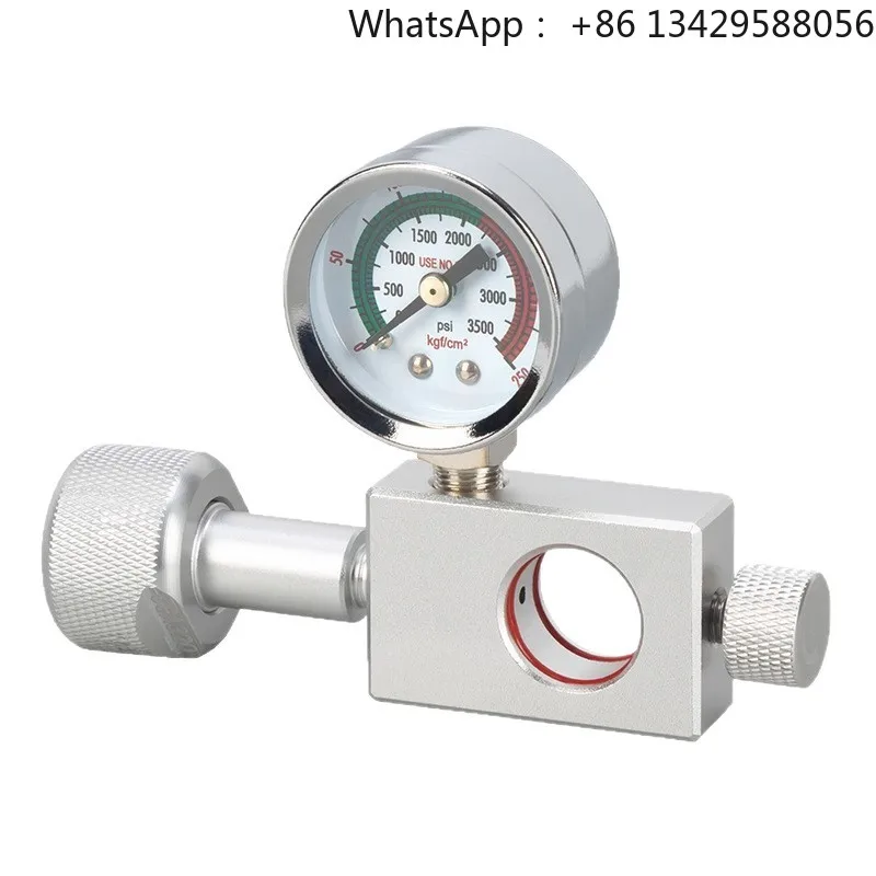 Durable CO2 Quick Connect Inflation Valve Gas Cylinder Refit Fitting For Home Sparkling Water Machine
