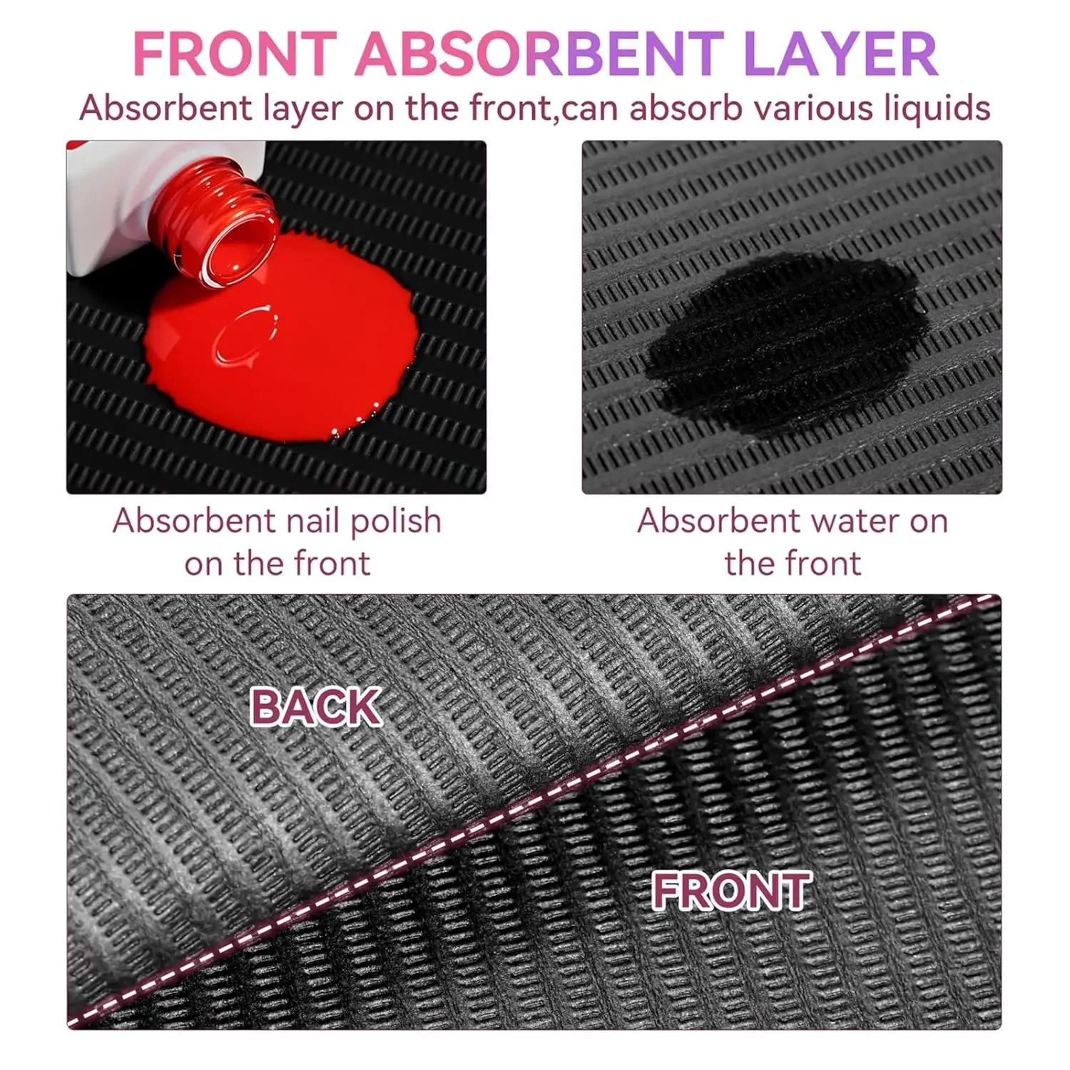 30/50/125/250 قطعة المتاح الوشم نظيفة الوسادة الأسود الوشم مريلة الجدول يغطي نظيفة المريض الأسنان المناديل لوازم