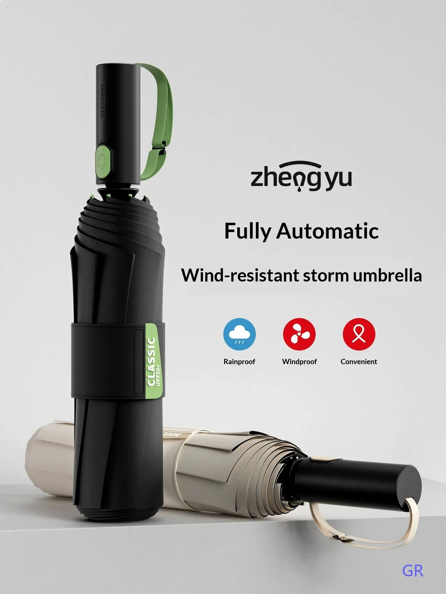 automatic-umbrella-extra-large-thickened-reinforced-sun-rain-dual-use-foldable-student