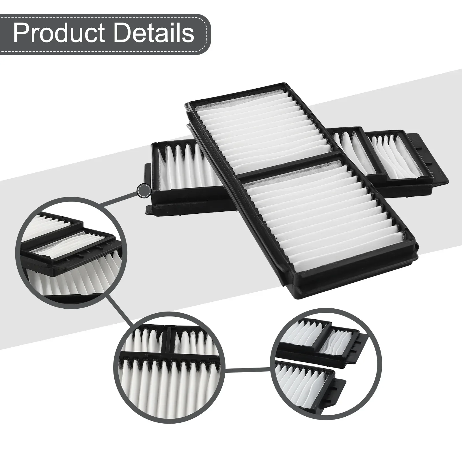 2pc Car Front Cabin Air Filters Auto Air Conditioning Fiber-Cabin For Mazda 3 2004-2009 5 2006-2010 Automobile Part Accessories