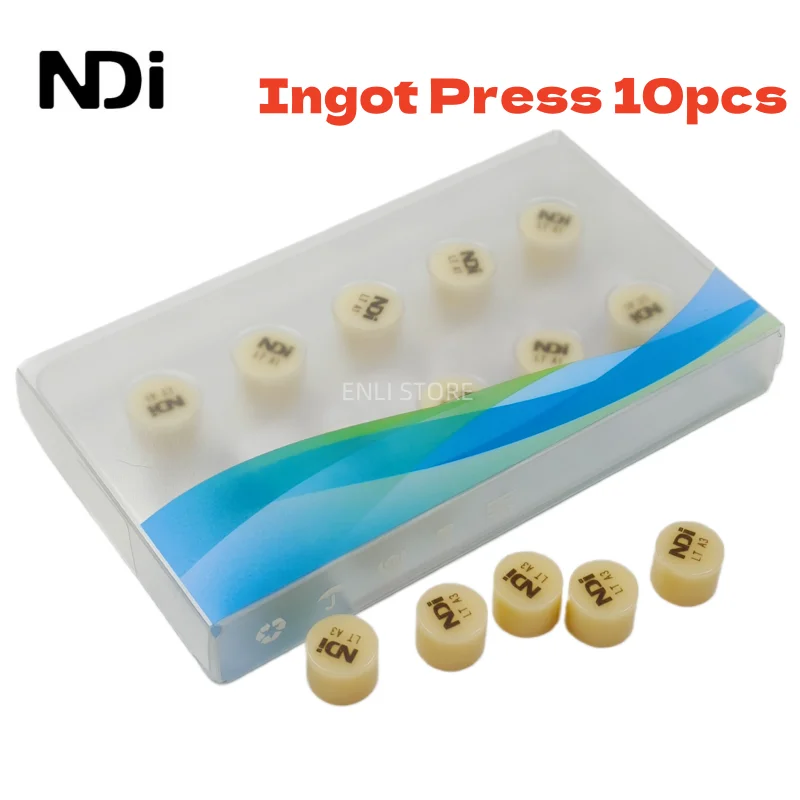 

10pcs Dental Lab Press Ingots Dental Press Ingots Ips Press Ivoclar Vivadent Lithium Disilicate CAD CAM Sysrtem