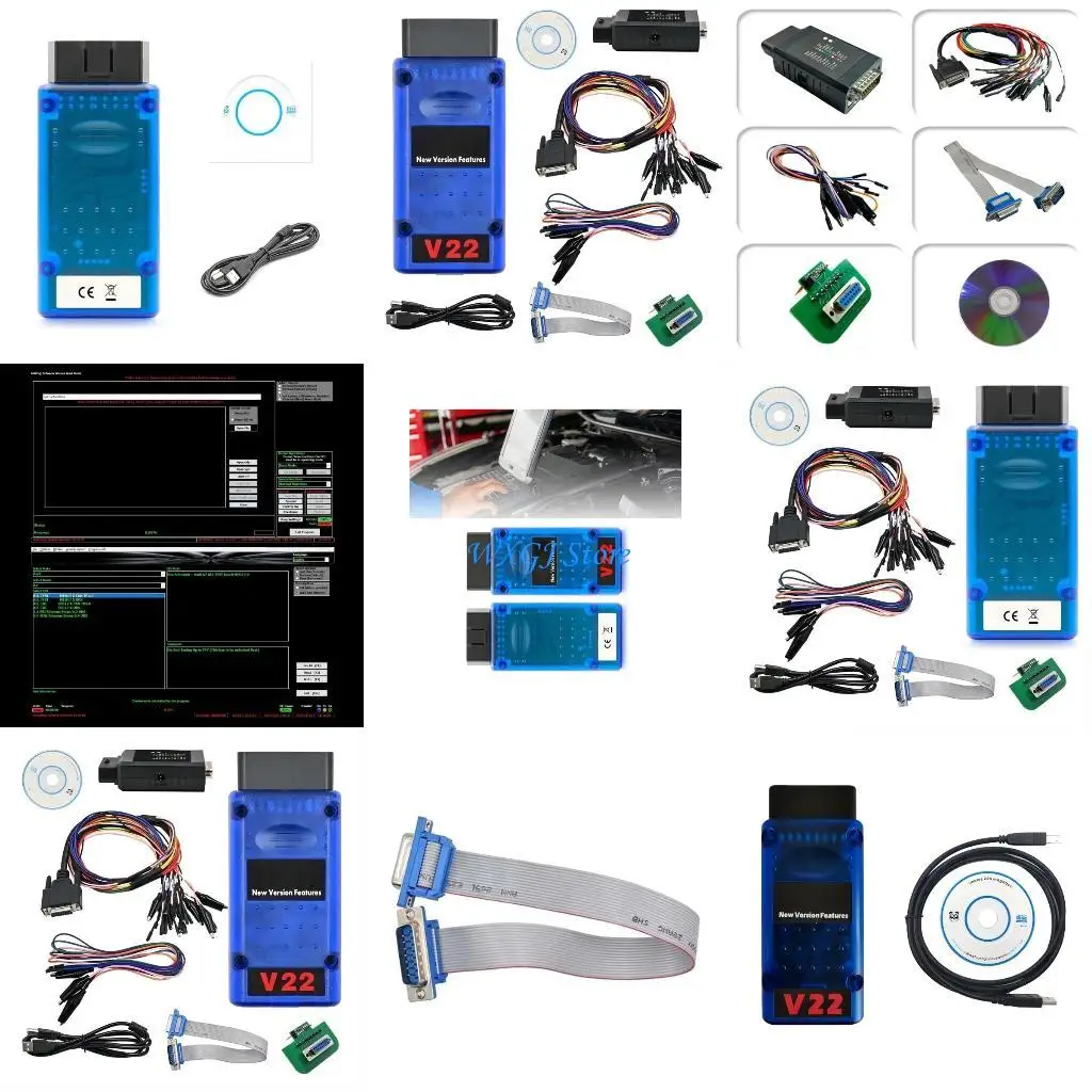 37JE أداة سيارة مطورة لتقوم بها بنفسك أداة ودية أداة مبرمج السيارة أداة القارئ والكاتب ماسح ضوئي سريع وفعال لـ MPPS V22
