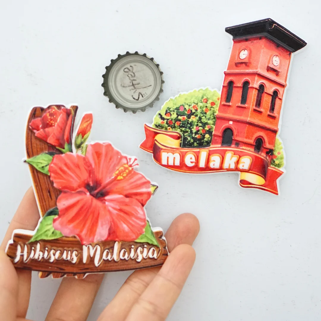 

1Pc, Malaysian Refrigerator Magnet, Malaysian Refrigerator Magnet, Red Refrigerator Magnet, Malaysian Home Decoration, Photo Refrigerator Magnet, Malaysian Travel Refrigerator Magnet