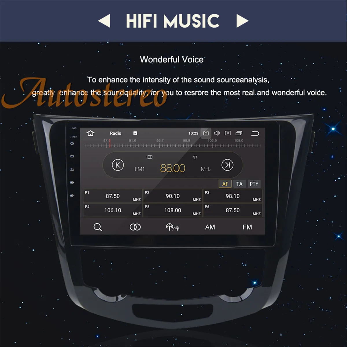 Android 14 Carplay Car Radio GPS Navigation For Nissan Qashqai X-TRAIL 2014-2019 Multimedia Player Auto Stereo Tape Recorder