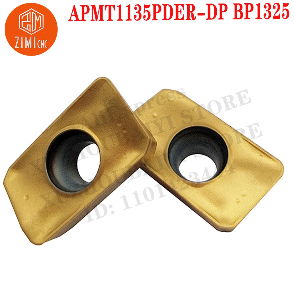 APMT1135PDER-DP carbide inserts Milling blade PVD Face milling cutter APMT 1135 PDER Indexable Turning Inserts cutting CNC Tool