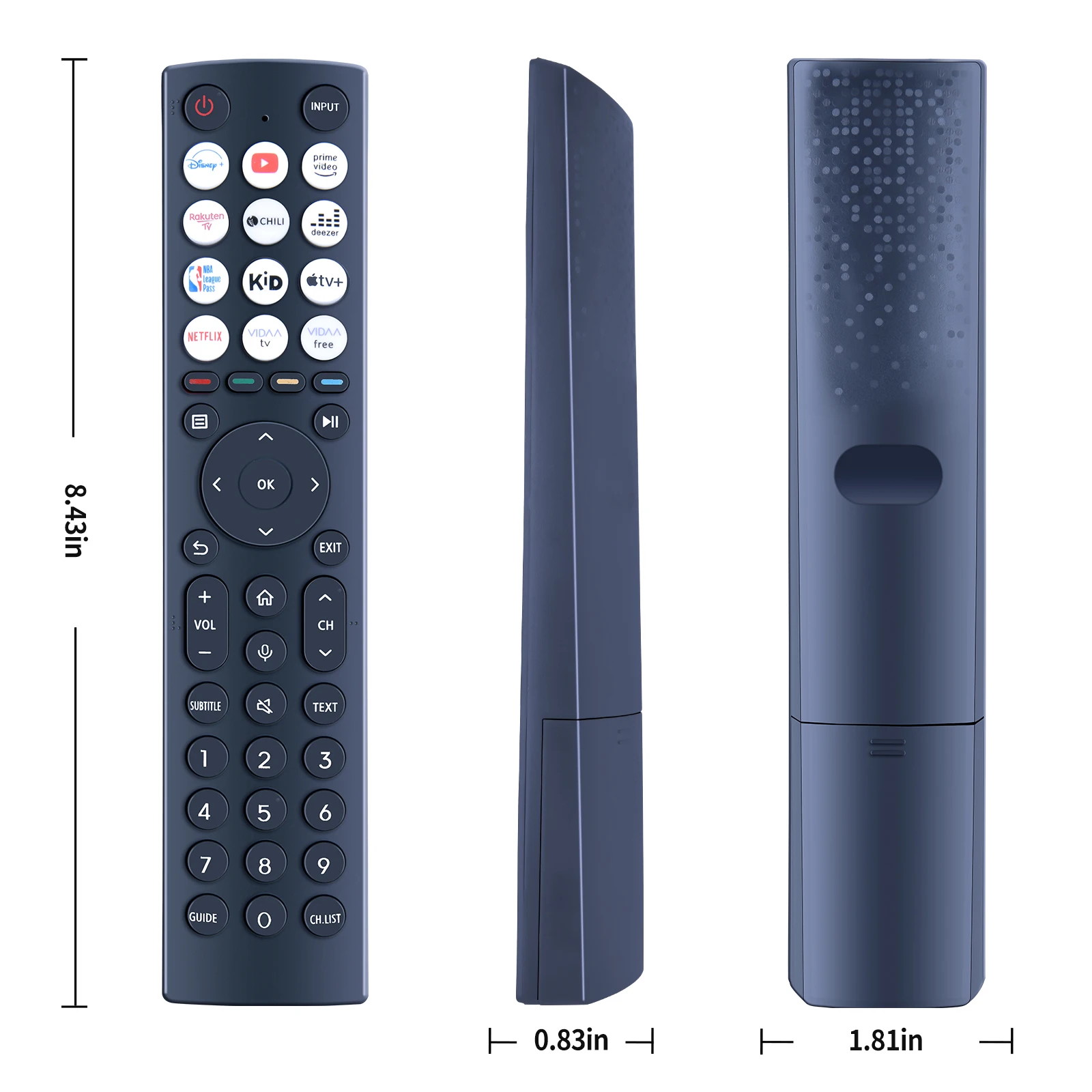 جهاز تحكم عن بعد ERF3D86H جديد لتلفزيون هايسنس الذكي 48A85H 65A9H 55U7HQ بدون صوت