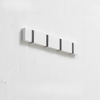 फोल्डिंग कपड़े के हुक दीवार पर लगने वाले एंट्रेंस डोर लकड़ी के कोट हुक कपड़े टांगने का रैक किचन बाथरूम रो हुक की हैंगर 10 best sales दरवाज़े का हुक हैंगर - №10