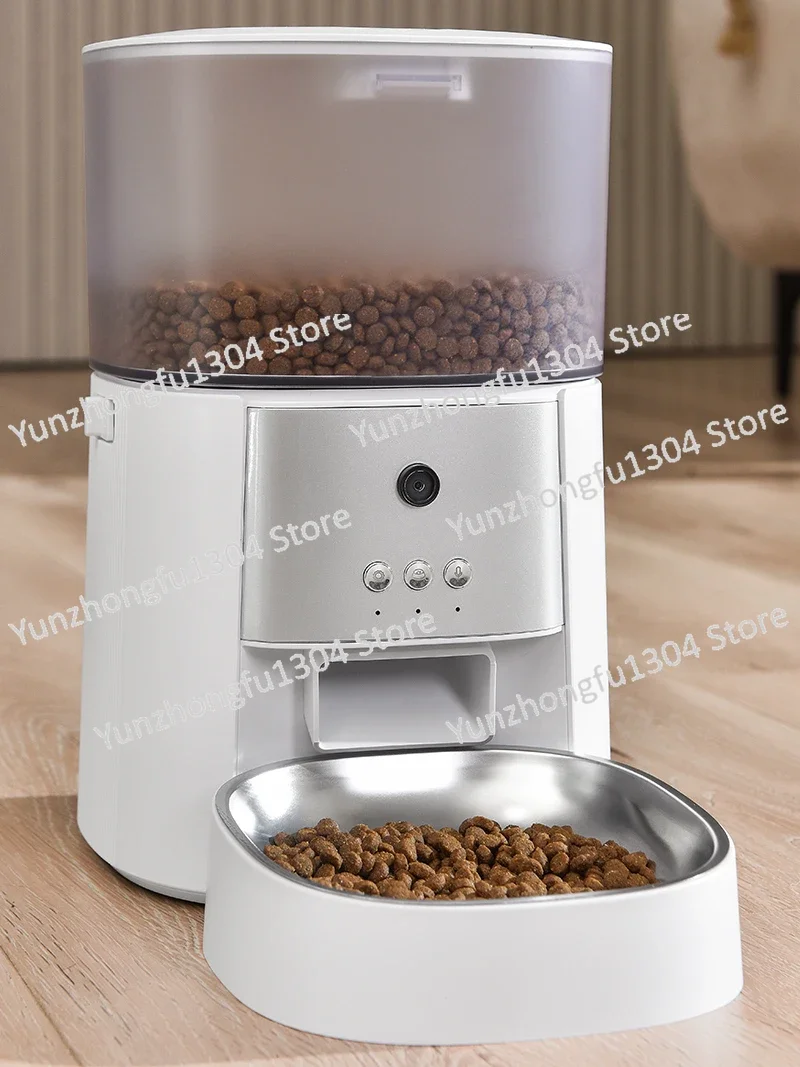 

Pet intelligent automatic feeder cat dog timing quantitative APP remote control feeding machine artifact