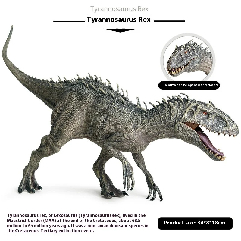 Jurassic Dinosaurus Model Collectie Tyrannosaurus Rex Beweegbare Simulatie Diermodel Kinderen Jongen Dinosaurus Model Comfort Speelgoed