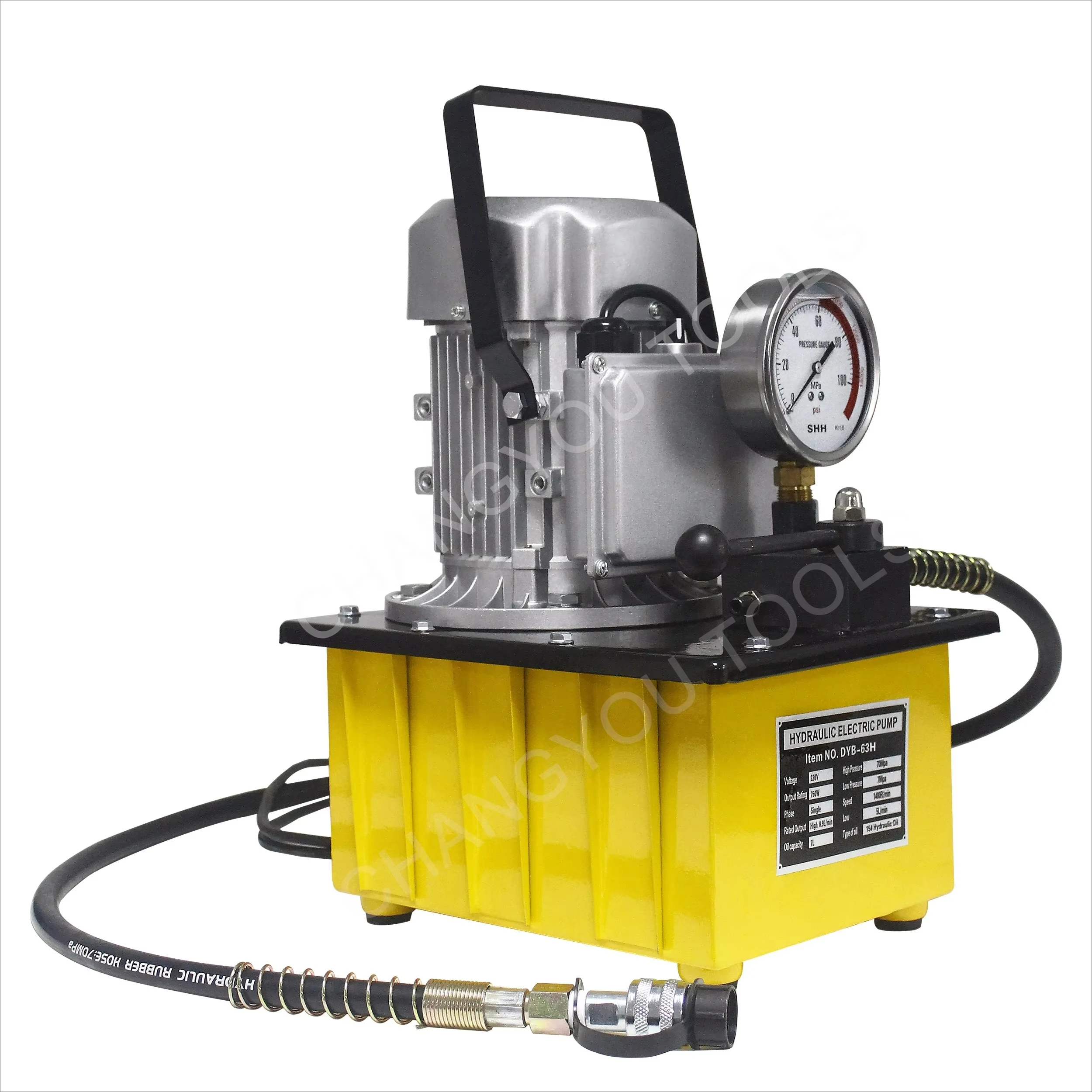 

DYB-63H High Pressure 700Bar Hydraulic Power Pack Hydraulic Electric Pump