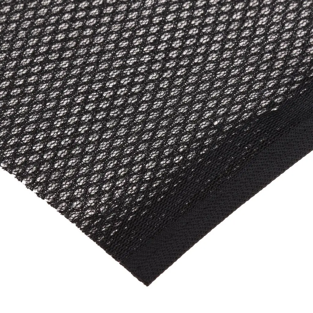 

Black Speaker Grill Mesh Cloth Three Layer Dust Filter Fabric Cover Protector for Sound System Loudspeaker Cabinets Accessories