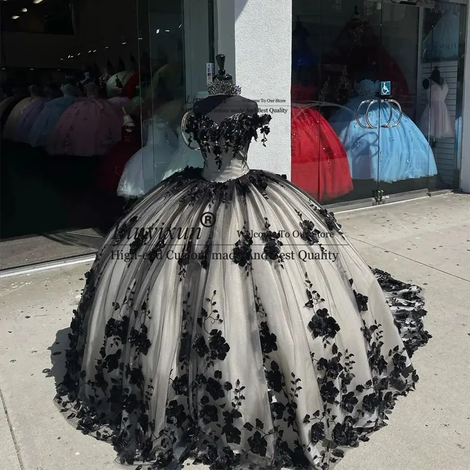 Robe de Quinceanera bleu ciel du Mexique pour filles, appliques de perles, Rhde fin d'année, fête d'anniversaire, n'importe quel nœud