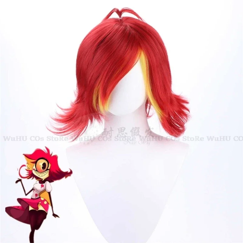 Anime hasbin Vaggie Cosplay Hotel Vaggie Wig Lucifer Wig Niffty Wig Charlie Cosplay Wig Women Men Halloween Party Roleplay Wig