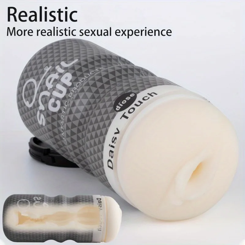 Durable TPE airplane cup, washable manual sex toy for men, reusable adult novelty toy