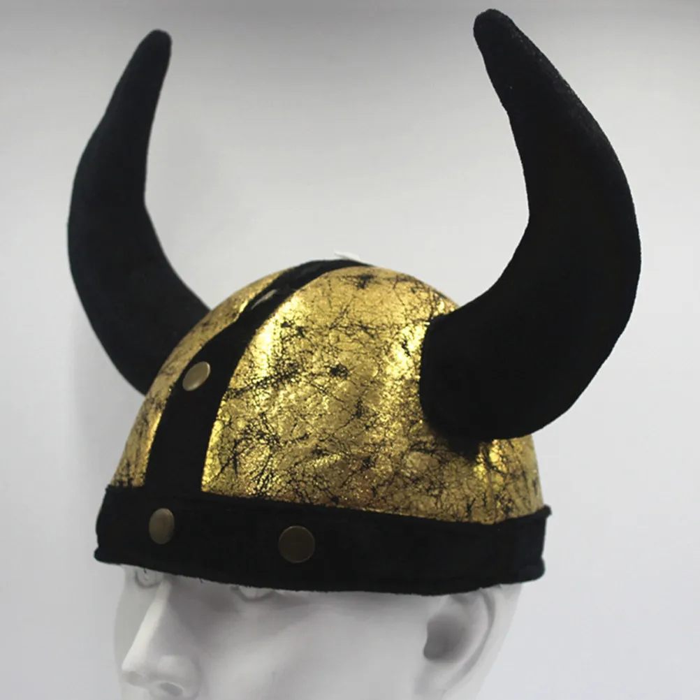 

Halloween Ox Horn Hat Unique Style Comfortable Halloween Party Decoration Cosplay Costume Accessory Cosplay Ox Horn Hat