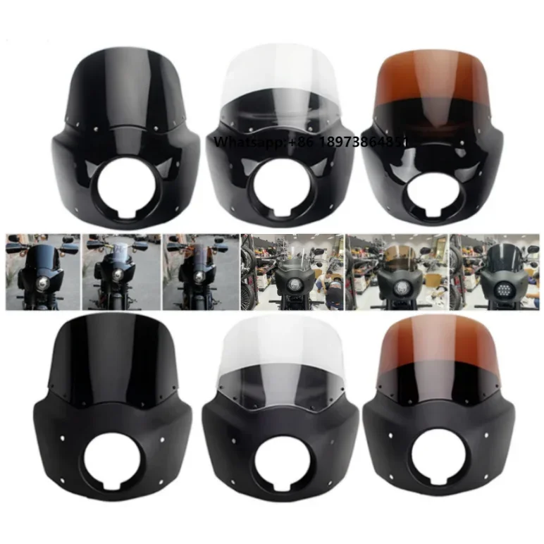 

Front Fairing 15" Windshield Kit for Harley Dyna Street Bob FXDB 2006-2017