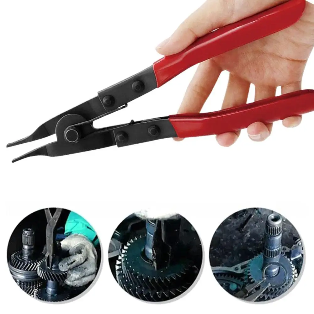 Flachzange Auto Automatikgetriebe Reparatur Flachrandzange Flachfederzange mit Anti-Rutsch-Griff Autoreparaturwerkzeug