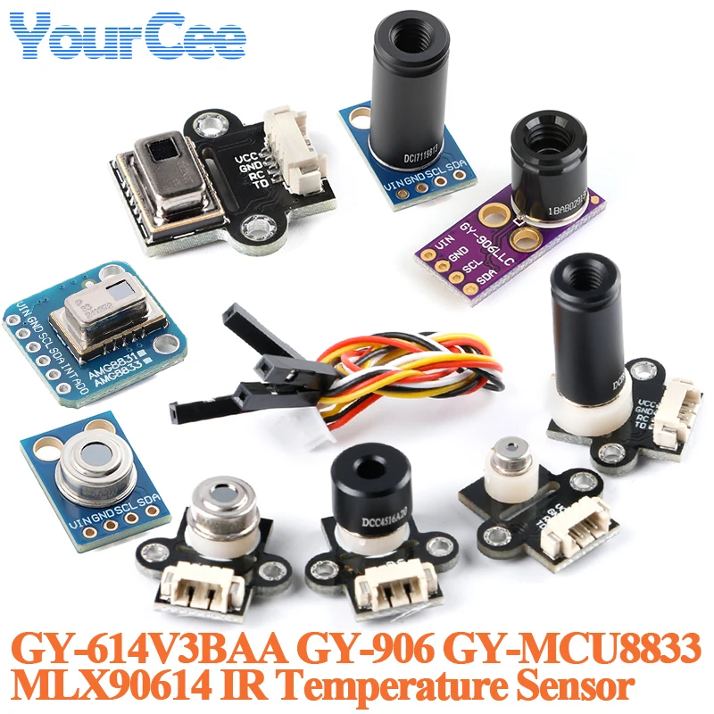 AMG8833 IR Infrared Sensor Module 8*8 Thermal Imager Imaging Array Temperature Sensor Camera Sensor MLX90614 GY-906 GY-614V3