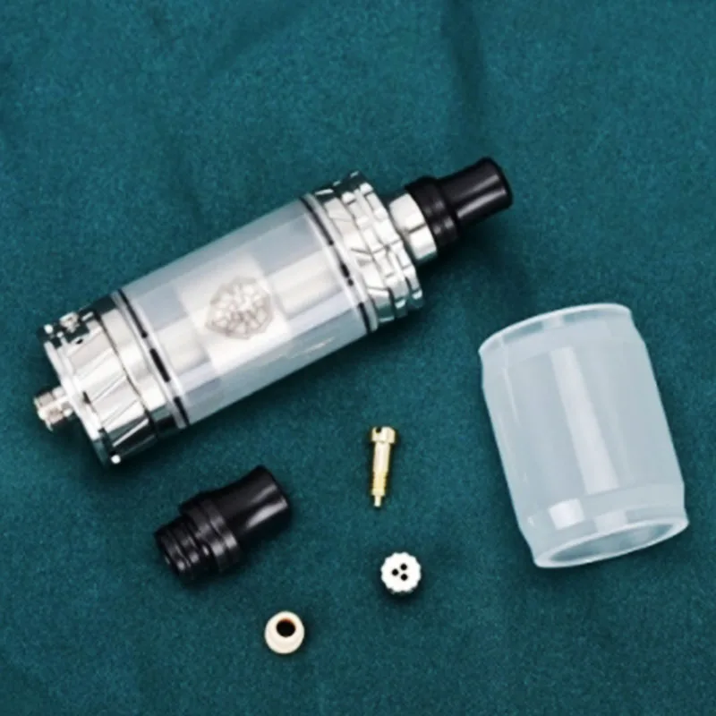 YFTK Penodat V.1 pro RTA Tam Set Yeniden Yapılabilir Atomizer 4ml/5.5ml 22mm/24mm MTL DL SS316 PEEK İzolatörler PC Dekoratif Yedek Parça