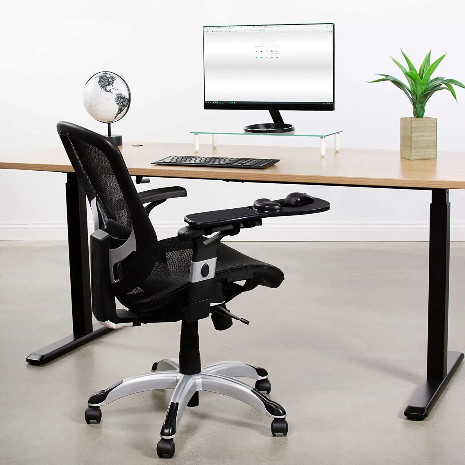 Computer Arm Rest Mouse Pad Mat Wrist Cushion Wrist Rest Platform Tray
