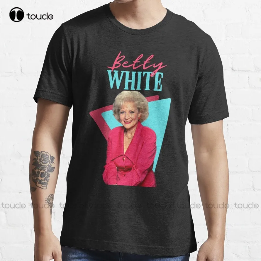 Betty-White | Rip Betty-White | Rest In Pece Betty-White T-Shirt Mens Work Shirts Custom Aldult Teen Unisex Xs-5Xl Cotton New