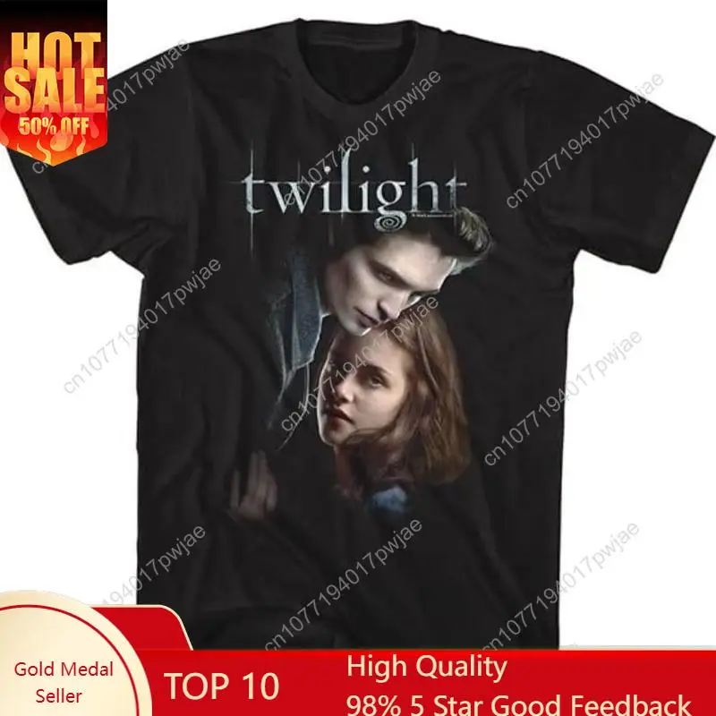 

Twilight T Shirt, Ed And Bella Adult Short Sleeve T Shirts, Twilight Movies Graphic Tees Women Oversized