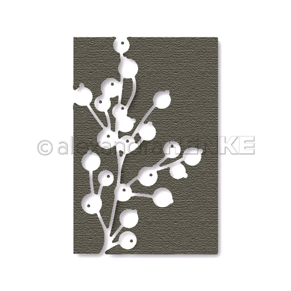 1pc Piggy Craft metal cutting dies cut die mold Fruit branch background frame Scrapbook paper craft mold blade punch stencils