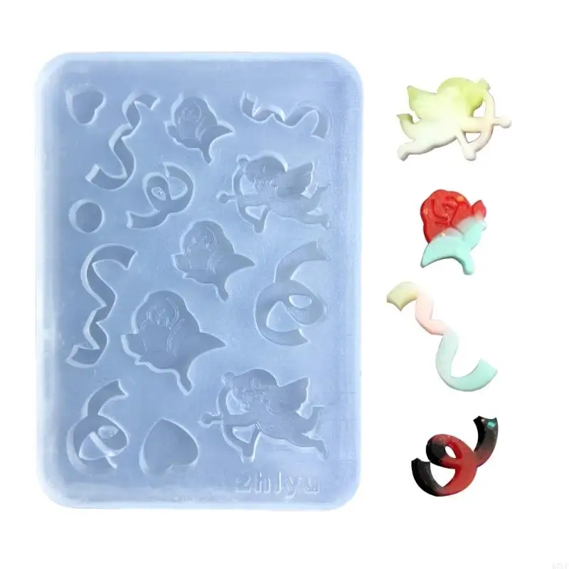 R7UF Resin Casting Shaker Filler Mold,Epoxy Silicone Mold,Resin Cupid Mold