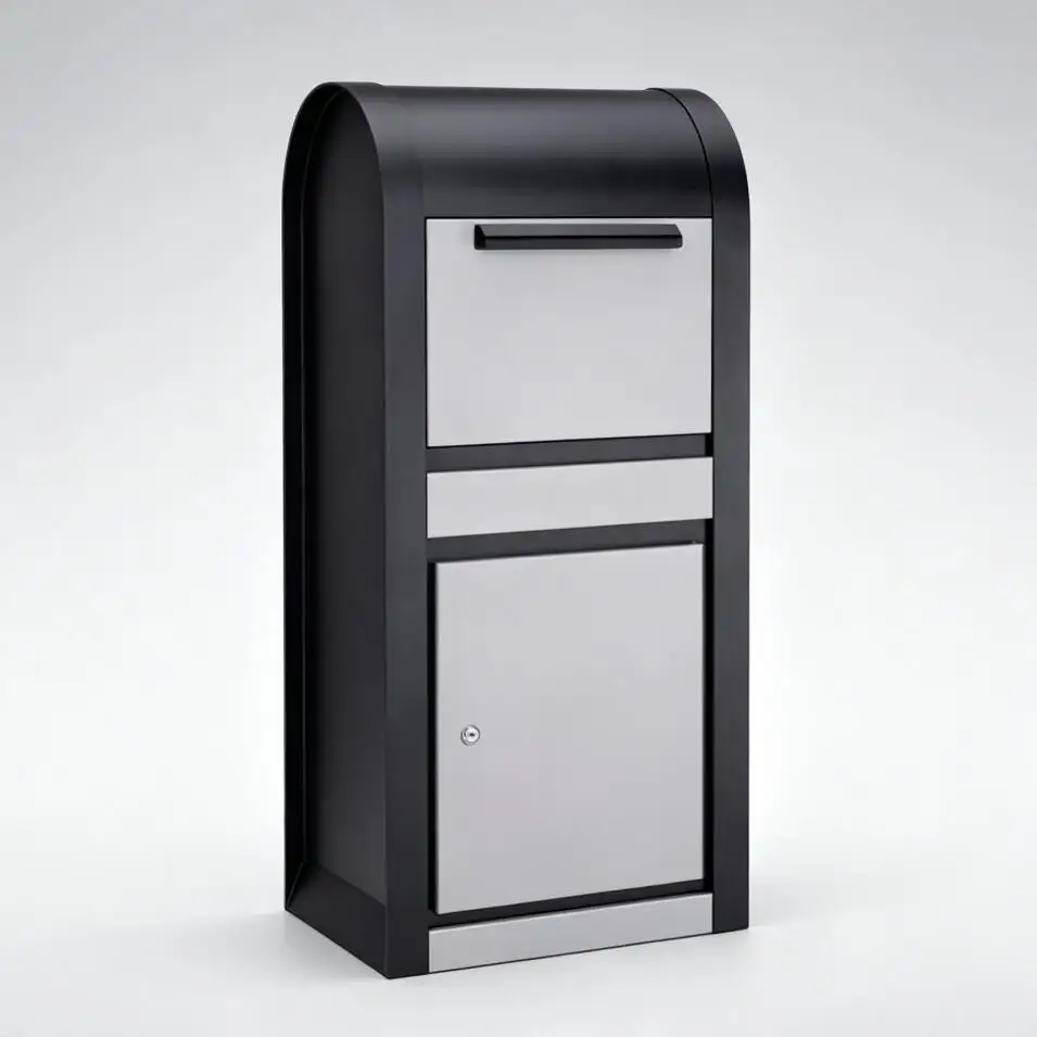 Free-Standing Galvanized Steel Powder Coated Parcel Delivery Box