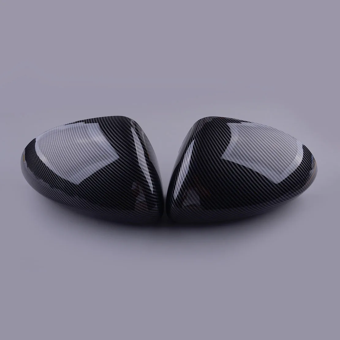 

1 Pair Side Door Wing Mirror Cover Cap Fit for Vauxhall Corsa D E 2014 Carbon Fiber Texture