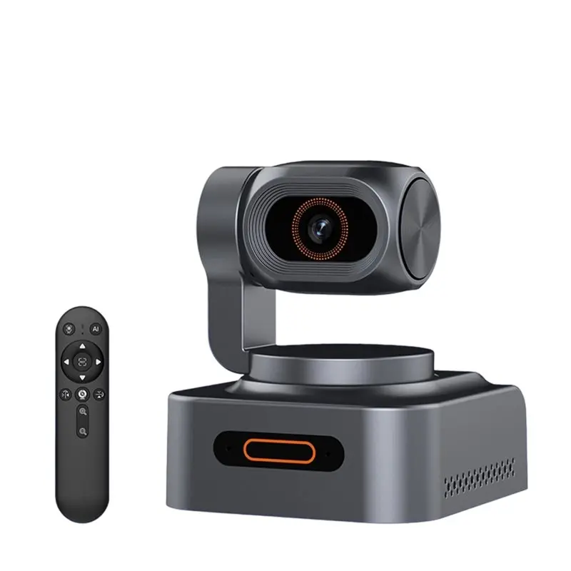 AED7-4K Ultra HD PTZ Camera AI Auto Tracking USB Webcam Autofocus Video Conference Camera For Live Streaming Meeting