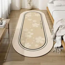 Retro Series Bedside Carpets Simple Bath Mats Soft Entrance Doormat Non-Slip Floor Rugs Home Toilet Bathroom Absorbent Foot Pad