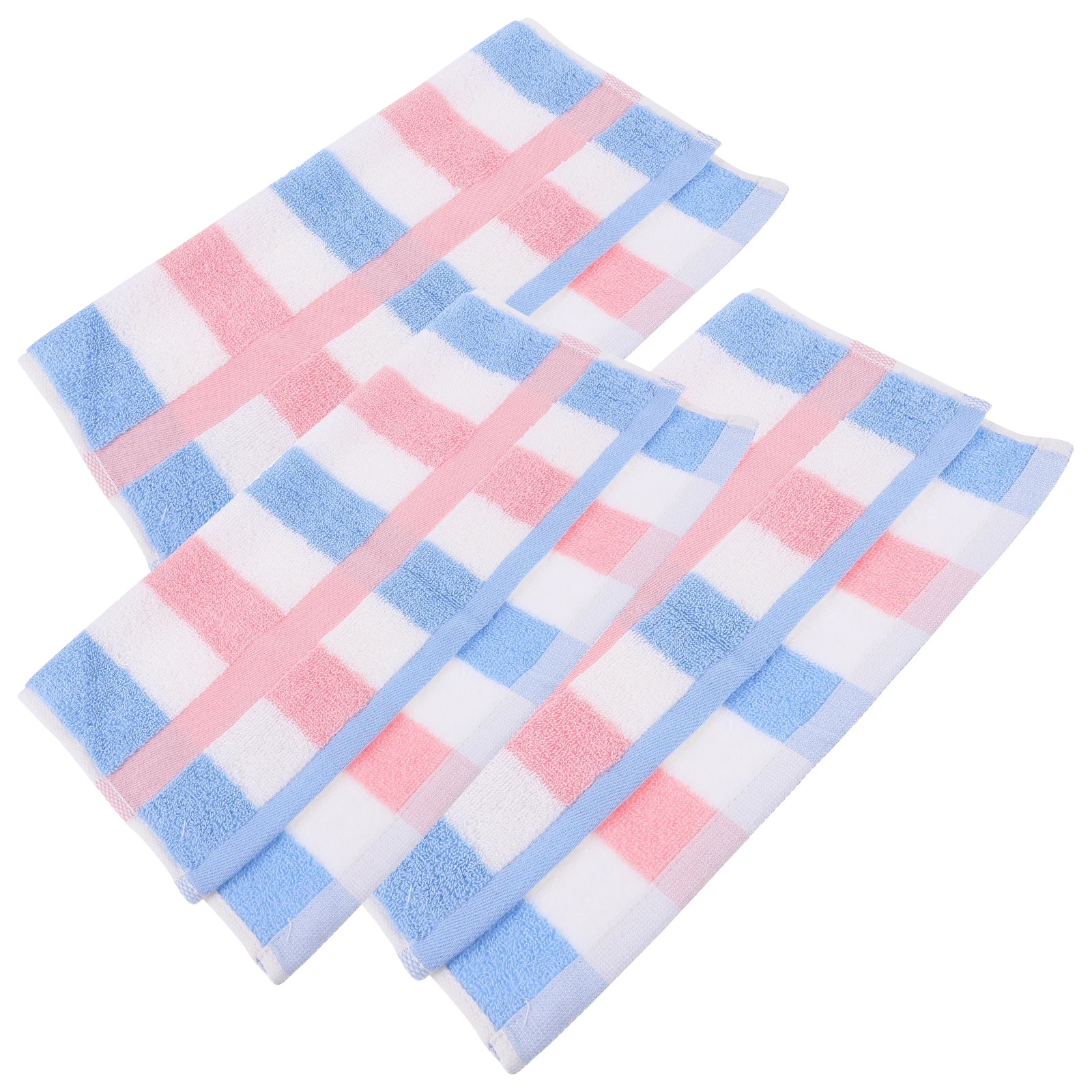 

3pcs Cotton Bath Towels Set Drying Face Towels For Kids Super Absorbent Wash Cloths For Bathroom Shower Home Use