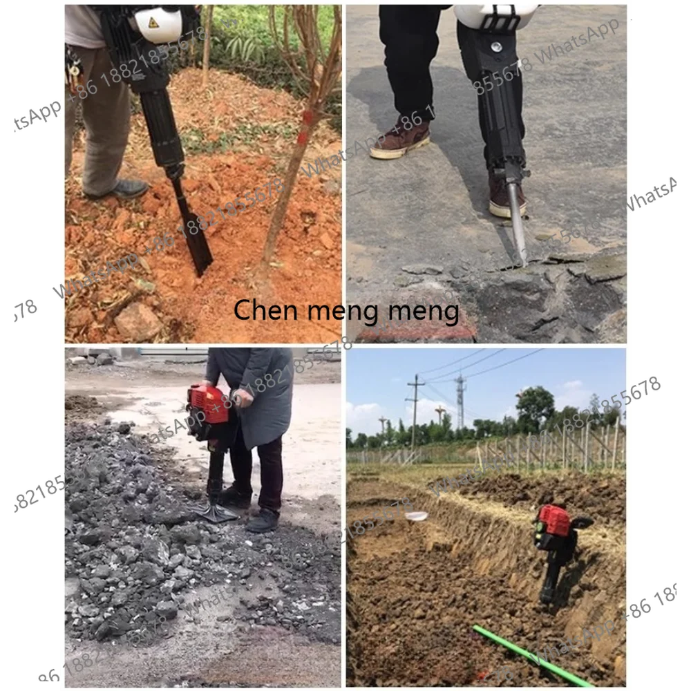 

Four-stroke oil pick tree digging machine small multi-functional digging trenching root removal